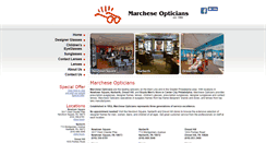 Desktop Screenshot of marcheseopticians.com